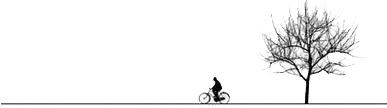 旅游景点树自行车分割线 图片