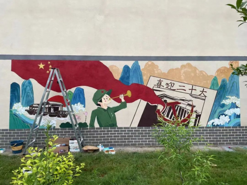 beat365在线唯一官网建筑学院开展暑期“三下乡” ，乡村文化墙调研及优化提升设计活动